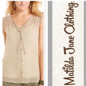 Matilda Jane Sheer Blouse Butterfly Size XL